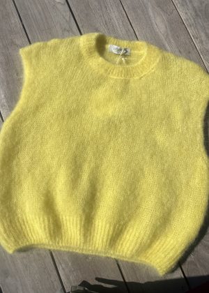 Pull Baby Mohair jaune
