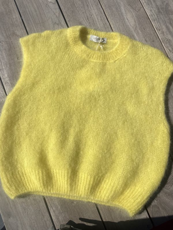 Pull Baby Mohair jaune