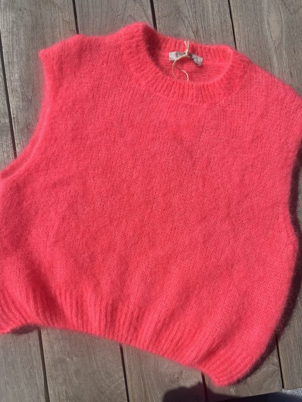 Pull Baby Mohair corail