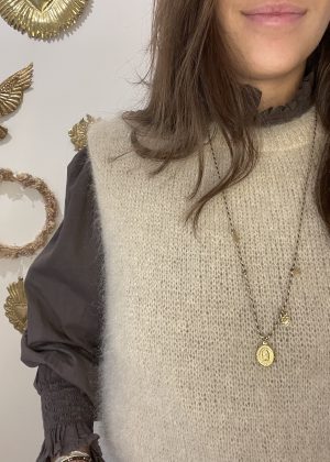 Pull Baby mohair beige