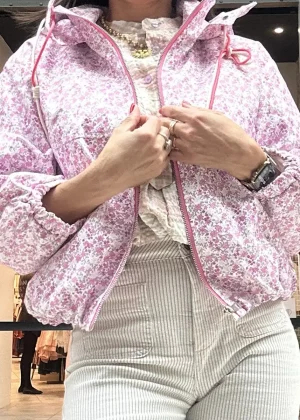 Blouson Flora Rose - Mademoiselle Lili Plume