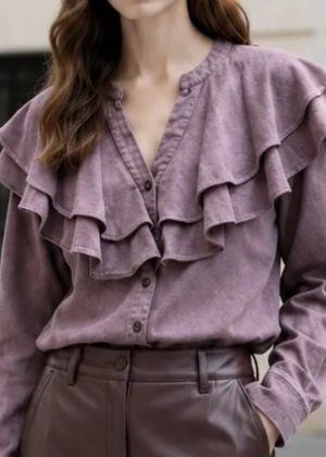 Veste / Chemise SOLANGE VIOLET