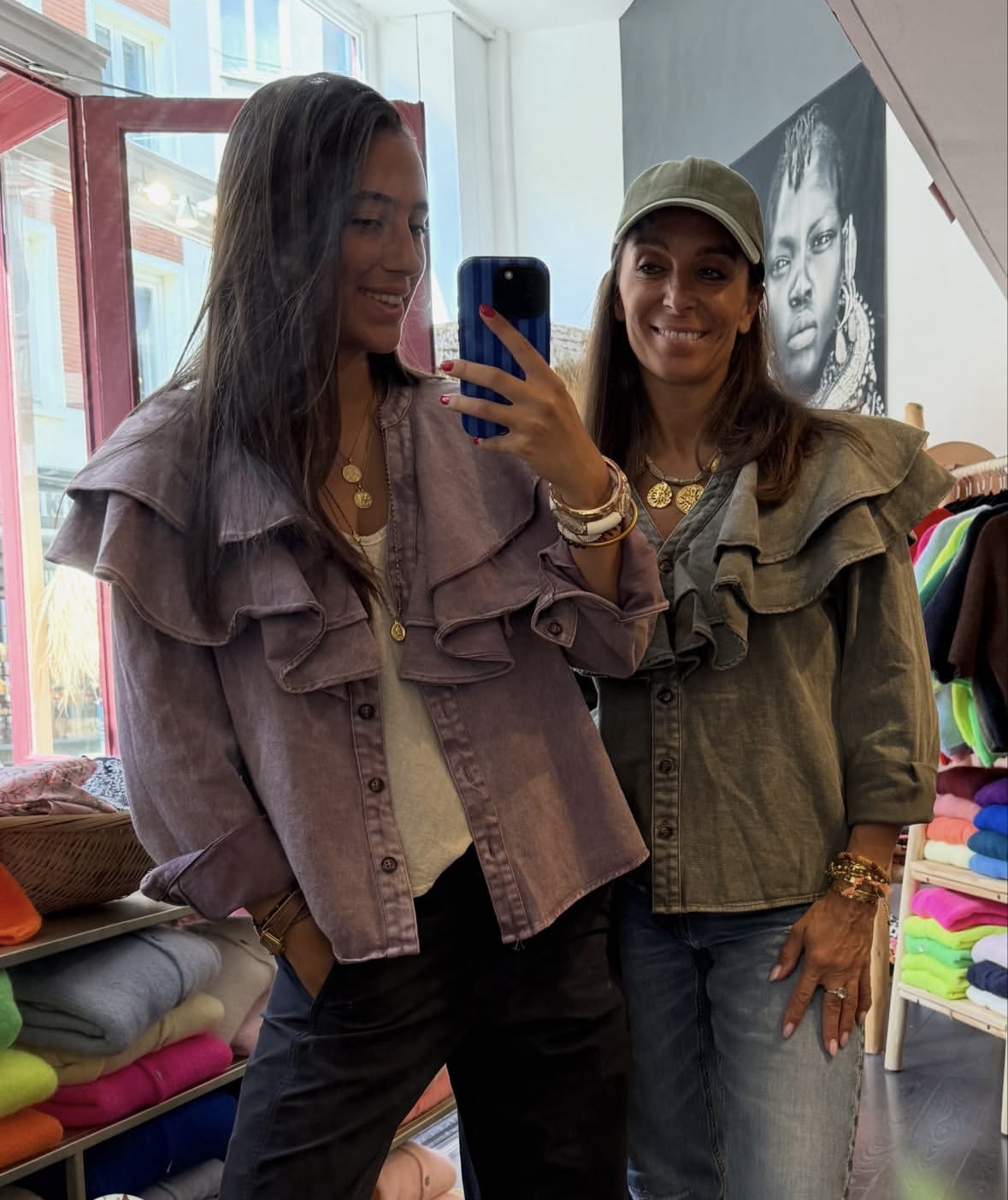 Veste / Chemise SOLANGE VIOLET – Image 2
