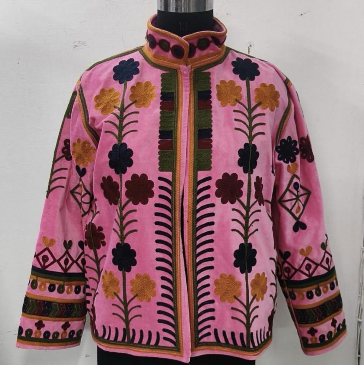Veste Indienne rose flashy – Image 2
