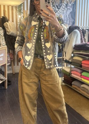 Veste Indienne gris clair